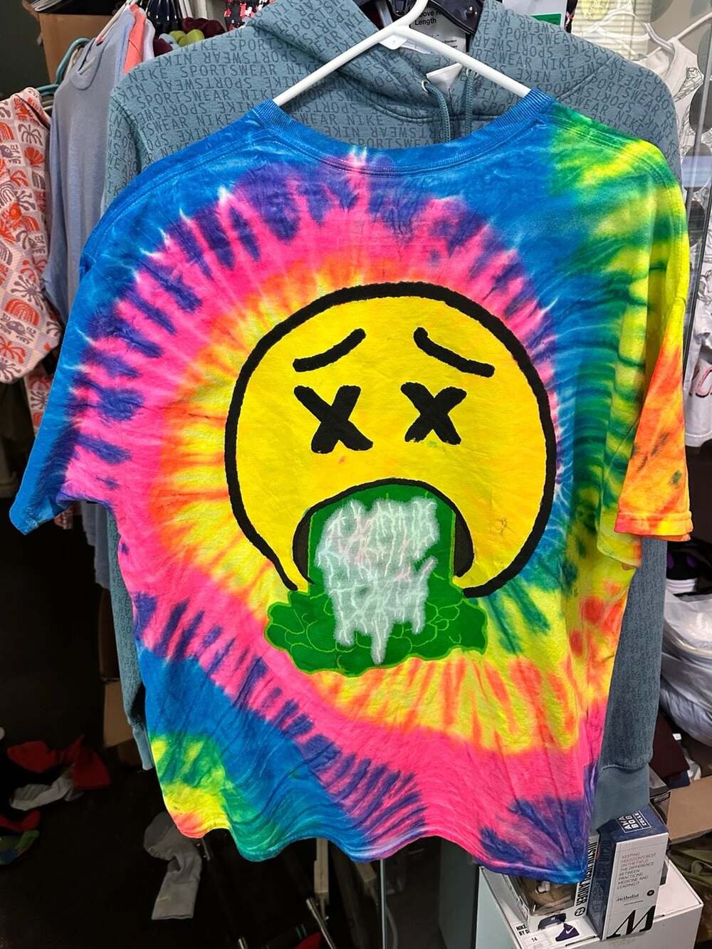 Travis Scott Astroworld Sicko Mode Like A Light Tie Dye T-Shirt XL